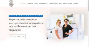 Weboldal készítés kozmetikadebrecen.hu Debrecen részére